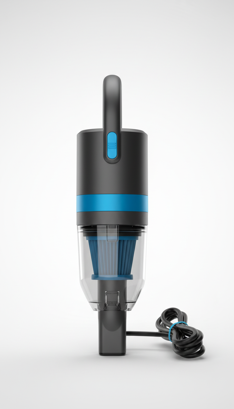 Pro Car Vacuum Cleaner with Metal Accents