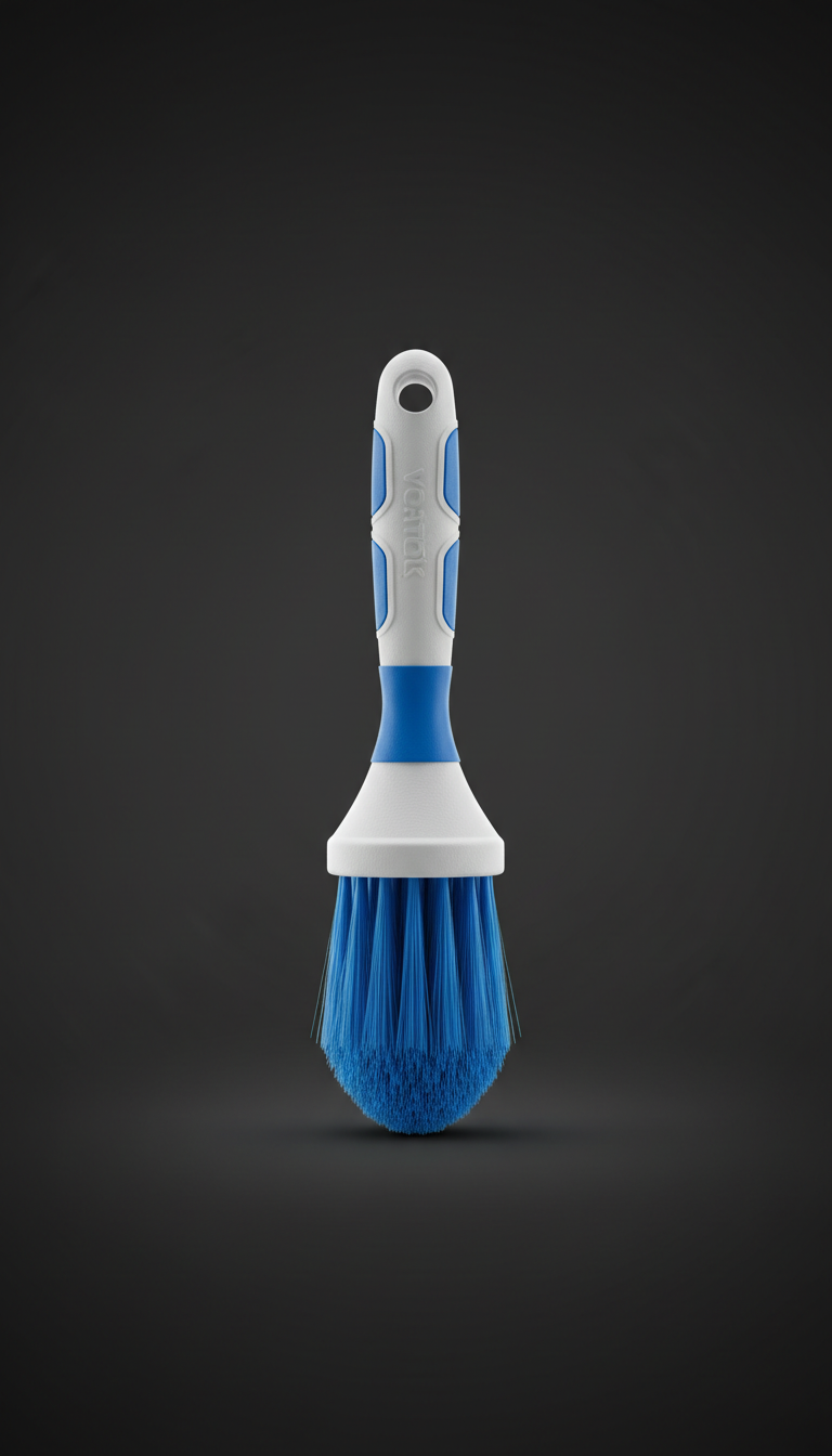 Precision Wheel Brush with Ergonomic Grip